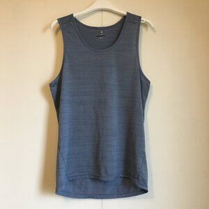 Skora Qwick-Dry Steel Grey Heathered Runner's Tank Top